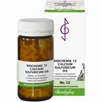 Biochemie 12 Calcium Sulfuricum D6 Tabletten 80 Stück - ab 2,02 €