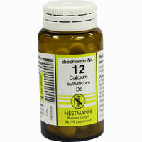 Biochemie Nestmann Nr.12 Calcium Sulfuricum D6 Tabletten 1000 Stück - ab 2,80 €
