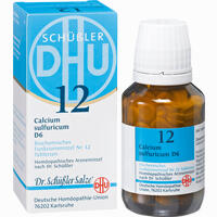 Biochemie 12 Calcium Sulfuricum D6 Tabletten Dhu-arzneimittel 200 Stück