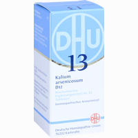Biochemie 13 Kalium Arsenicosum D12 Tabletten Dhu-arzneimittel 200 Stück - ab 3,36 €