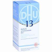 Biochemie 13 Kalium Arsenicosum D12 Tabletten Dhu-arzneimittel gmbh & co. kg 80 Stück