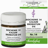 Biochemie 14 Kalium Bromatum D6 Tabletten 80 Stück - ab 2,54 €