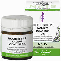 Biochemie 15 Kalium Jodatum D6 Tabletten 80 Stück - ab 1,95 €