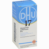 Biochemie 17 Manganum Sulfuricum D12 Tabletten Dhu-arzneimittel gmbh & co. kg 80 Stück