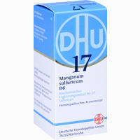 Biochemie 17 Manganum Sulfuricum D6 Tabletten DHU-Arzneimittel GmbH & Co. KG 200 Stück - ab 6,75 €