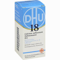 Biochemie 18 Calcium Sulfuratum D12 Tabletten Dhu-arzneimittel gmbh & co. kg 80 Stück