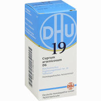 Biochemie 19 Cuprum Arsenicosum D6 Tabletten Dhu-arzneimittel gmbh & co. kg 80 Stück