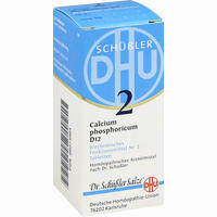 Biochemie 2 Calcium Phosphoricum D12 Tabletten Dhu-arzneimittel gmbh & co. kg 200 Stück - ab 3,35 €