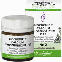 Biochemie 2 Calcium Phosphoricum D12 Tabletten Bombastus-werke ag 80 Stück - ab 2,58 €