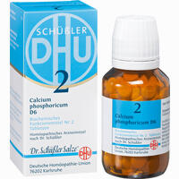Biochemie 2 Calcium Phosphoricum D6 Tabletten Dhu-arzneimittel gmbh & co. kg 200 Stück - ab 3,10 €