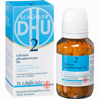 Biochemie 2 Calcium Phosphoricum D6 Tabletten Dhu-arzneimittel gmbh & co. kg 200 Stück - ab 3,50 €