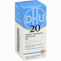 Biochemie 20 Kalium Aluminium Sulfuricum D12 Tabletten 200 Stück - ab 3,75 €
