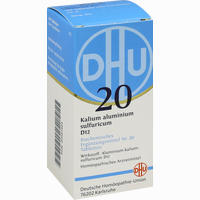 Biochemie 20 Kalium Aluminium Sulfuricum D12 Tabletten 200 Stück - ab 3,71 €