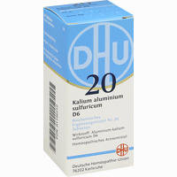 Biochemie 20 Kalium Aluminium Sulfuricum D6 Tabletten 200 Stück - ab 6,47 €
