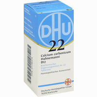 Biochemie 22 Calcium Carbonicum D12 Tabletten Dhu-arzneimittel gmbh & co. kg 200 Stück - ab 4,22 €