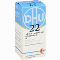 Biochemie 22 Calcium Carbonicum D6 Tabletten Dhu-arzneimittel gmbh & co. kg 80 Stück