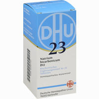 Biochemie 23 Natrium Bicarbonicum D12 Tabletten 200 Stück - ab 3,37 €