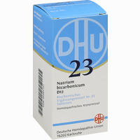 Biochemie 23 Natrium Bicarbonicum D12 Tabletten 200 Stück - ab 3,78 €