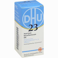 Biochemie 23 Natrium Bicarbonicum D6 Tabletten Dhu-arzneimittel 80 Stück