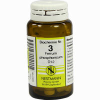 Biochemie Nestmann Nr.3 Ferrum Phosphoricum D12 Tabletten 1000 Stück - ab 2,12 €