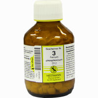 Biochemie Nestmann Nr.3 Ferrum Phosphoricum D12 Tabletten 1000 Stück - ab 2,42 €