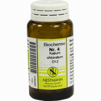 Biochemie Nestmann Nr.4 Kalium Chloratum D12 Tabletten 1000 Stück - ab 2,40 €