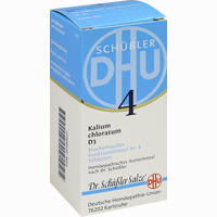 Biochemie 4 Kalium Chloratum D3 Tabletten 200 Stück - ab 3,70 €