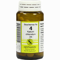 Biochemie Nestmann Nr.4 Kalium Chloratum D6 Tabletten 1000 Stück - ab 2,07 €