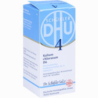 Biochemie 4 Kalium Chloratum D6 Tabletten Dhu-arzneimittel gmbh & co. kg 200 Stück - ab 3,30 €