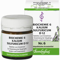 Biochemie 6 Kalium Sulfuricum D12 Tabletten 80 Stück - ab 2,52 €