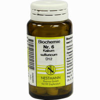 Biochemie Nestmann Nr.6 Kalium Sulfuricum D12 Tabletten 1000 Stück - ab 3,08 €