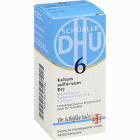 Biochemie 6 Kalium Sulfuricum D12 Tabletten Dhu-arzneimittel 200 Stück - ab 2,89 €