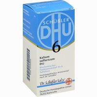 Biochemie 6 Kalium Sulfuricum D12 Tabletten Dhu-arzneimittel 200 Stück - ab 2,89 €