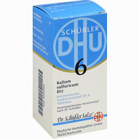 Biochemie 6 Kalium Sulfuricum D12 Tabletten Dhu-arzneimittel gmbh & co. kg 200 Stück - ab 3,75 €