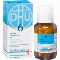 Biochemie 6 Kalium Sulfuricum D6 Tabletten 200 Stück - ab 2,57 €