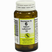 Biochemie Nestmann Nr.6 Kalium Sulfuricum D6 Tabletten 1000 Stück - ab 2,49 €