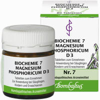 Biochemie 7 Magnesium Phosphoricum D3 Tabletten 80 Stück - ab 2,49 €