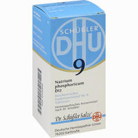 Biochemie 9 Natrium Phosphoricum D12 Tabletten Dhu-arzneimittel gmbh & co. kg 200 Stück - ab 3,71 €