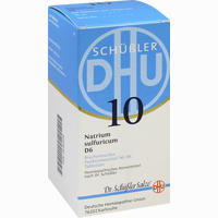 Biochemie 10 Natrium Sulfuricum D6 Tabletten Dhu-arzneimittel 200 Stück - ab 3,10 €