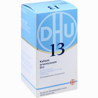 Biochemie 13 Kalium Arsenicosum D12 Tabletten Dhu-arzneimittel 200 Stück - ab 3,36 €