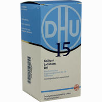 Biochemie 15 Kalium Jodatum D6 Tabletten Dhu-arzneimittel gmbh & co. kg 200 Stück - ab 3,75 €