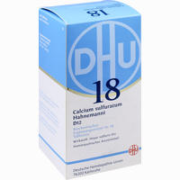 Biochemie 18 Calcium Sulfuratum D12 Tabletten Dhu-arzneimittel 200 Stück - ab 3,75 €