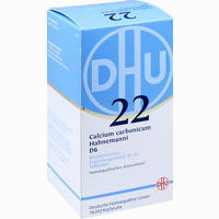 Biochemie 22 Calcium Carbonicum D6 Tabletten Dhu-arzneimittel gmbh & co. kg 200 Stück - ab 3,73 €