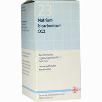 Biochemie 23 Natrium Bicarbonicum D12 Tabletten 200 Stück - ab 3,78 €