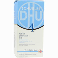 Biochemie 4 Kalium Chloratum D12 Tabletten Dhu-arzneimittel gmbh & co. kg 200 Stück - ab 3,36 €
