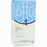 Biochemie 4 Kalium Chloratum D12 Tabletten Dhu-arzneimittel gmbh & co. kg 200 Stück - ab 3,73 €