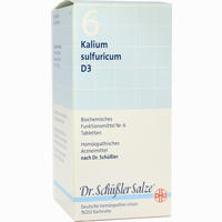 Biochemie 6 Kalium Sulfuricum D3 Tabletten 200 Stück - ab 2,98 €