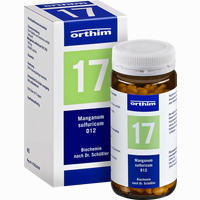 Biochemie Orthim Nr.17 Manganum Sulfuricum D12 Tabletten 400 Stück 