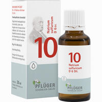 Biochemie Pflüger Nr. 10 Natrium Sulfuricum D6 Tropfen 30 ml - ab 6,79 €