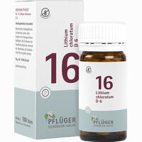 Biochemie Pflüger Nr. 16 Lithium Chloratum D6 Tabletten 100 Stück - ab 2,88 €